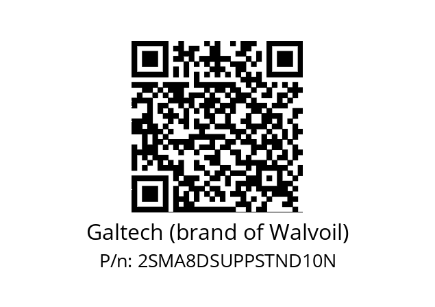   Galtech (brand of Walvoil) 2SMA8DSUPPSTND10N