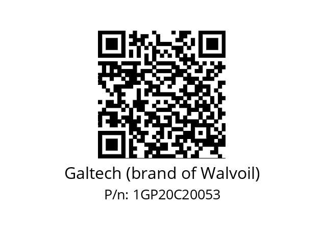   Galtech (brand of Walvoil) 1GP20C20053