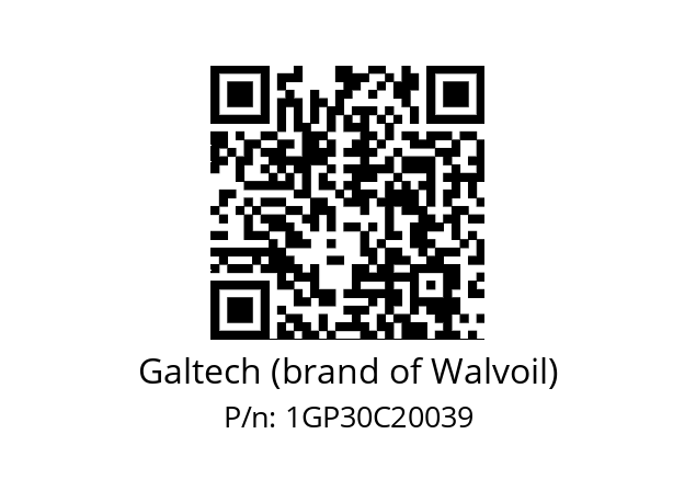   Galtech (brand of Walvoil) 1GP30C20039