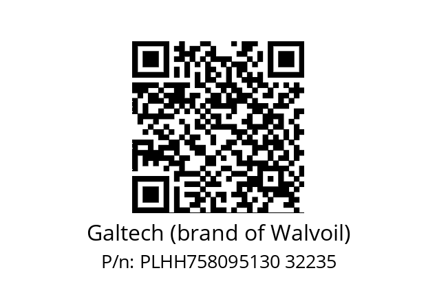   Galtech (brand of Walvoil) PLHH758095130 32235