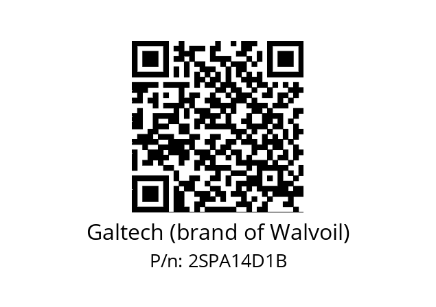   Galtech (brand of Walvoil) 2SPA14D1B