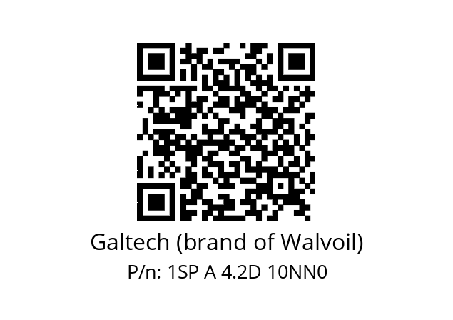   Galtech (brand of Walvoil) 1SP A 4.2D 10NN0