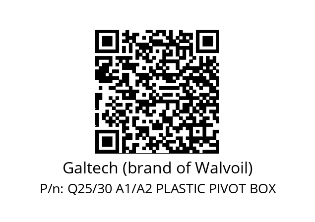   Galtech (brand of Walvoil) Q25/30 A1/A2 PLASTIC PIVOT BOX