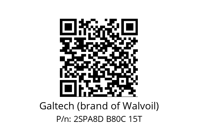   Galtech (brand of Walvoil) 2SPA8D B80C 15T