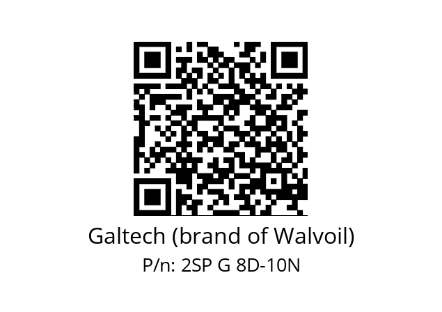   Galtech (brand of Walvoil) 2SP G 8D-10N