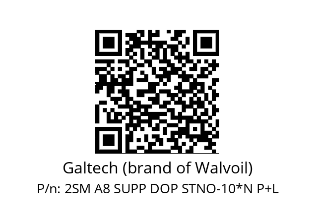   Galtech (brand of Walvoil) 2SM A8 SUPP DOP STNO-10*N P+L