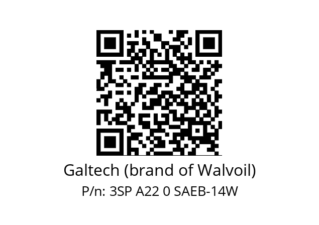   Galtech (brand of Walvoil) 3SP A22 0 SAEB-14W