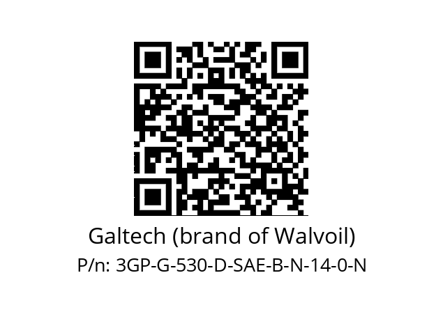   Galtech (brand of Walvoil) 3GP-G-530-D-SAE-B-N-14-0-N