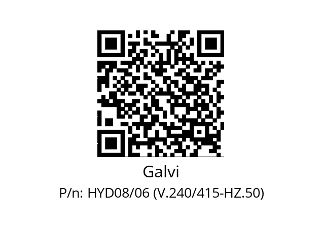   Galvi HYD08/06 (V.240/415-HZ.50)