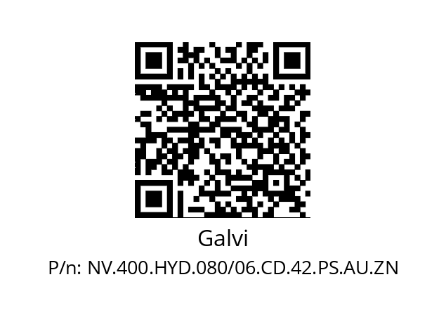   Galvi NV.400.HYD.080/06.CD.42.PS.AU.ZN