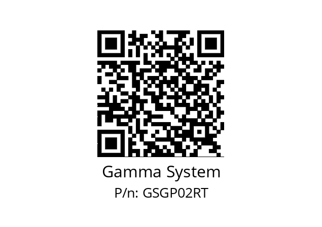   Gamma System GSGP02RT