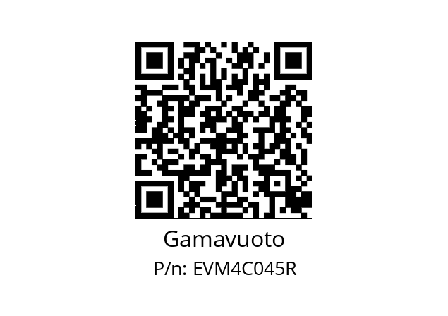   Gamavuoto EVM4C045R