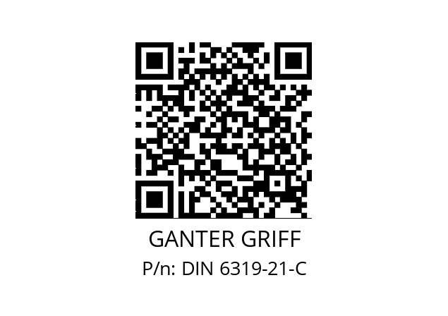   GANTER GRIFF DIN 6319-21-C