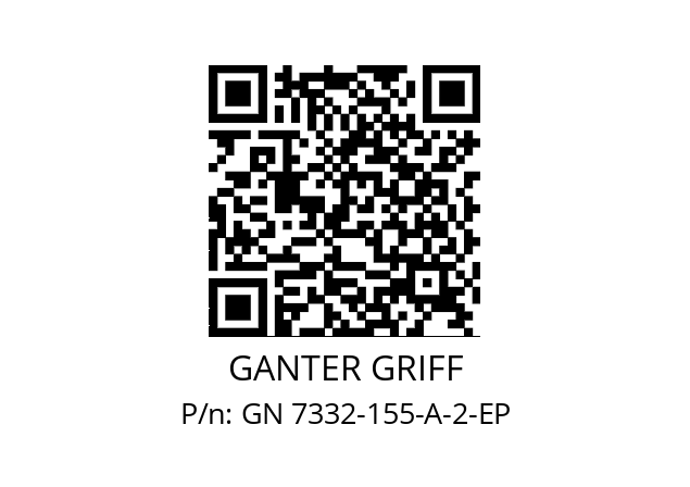   GANTER GRIFF GN 7332-155-A-2-EP