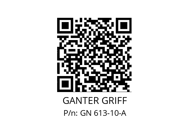   GANTER GRIFF GN 613-10-A