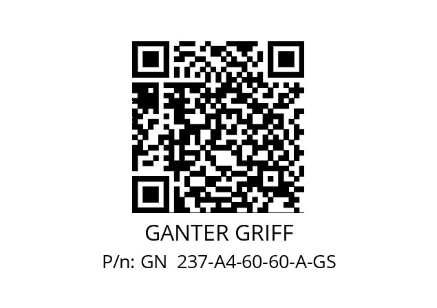   GANTER GRIFF GN  237-A4-60-60-A-GS