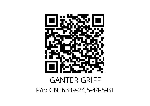   GANTER GRIFF GN  6339-24,5-44-5-BT