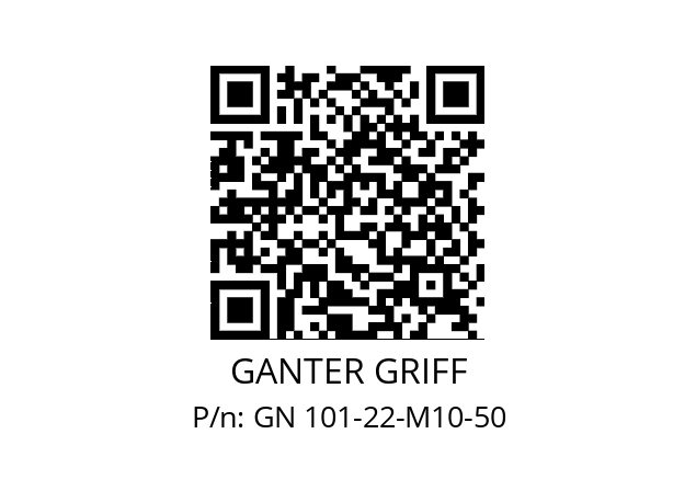   GANTER GRIFF GN 101-22-M10-50