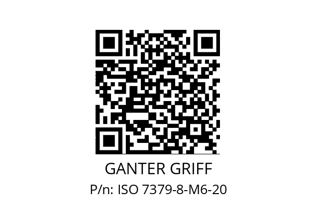   GANTER GRIFF ISO 7379-8-M6-20