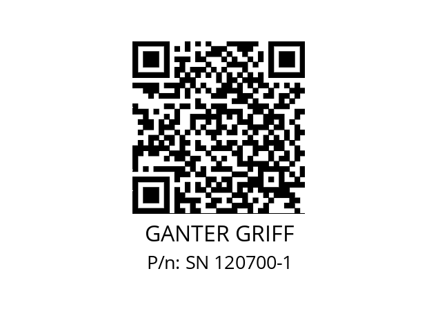   GANTER GRIFF SN 120700-1