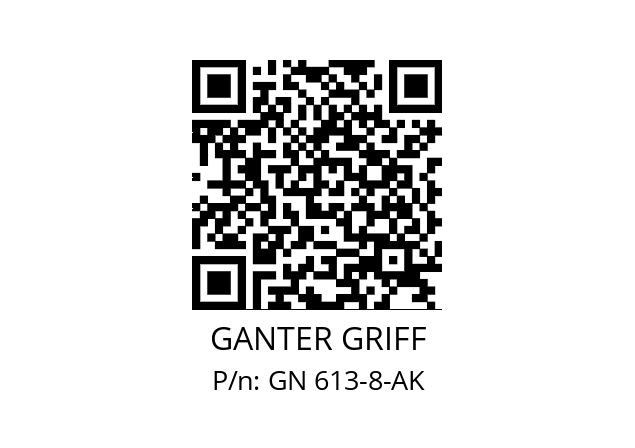   GANTER GRIFF GN 613-8-AK