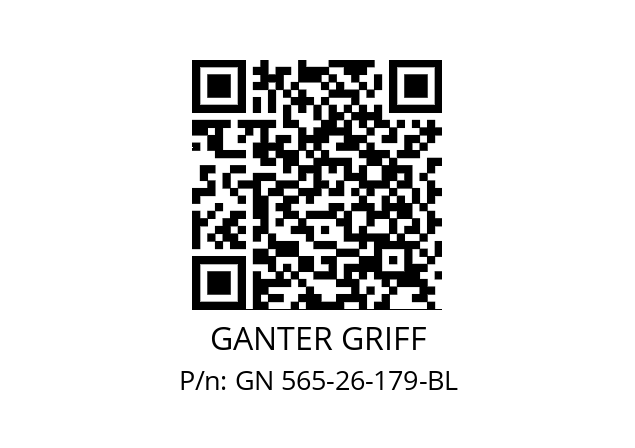   GANTER GRIFF GN 565-26-179-BL