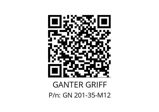   GANTER GRIFF GN 201-35-M12