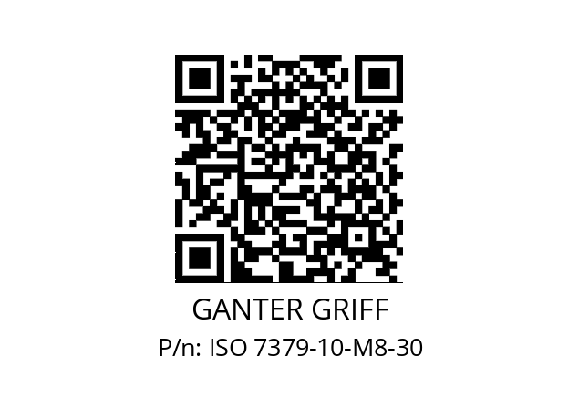   GANTER GRIFF ISO 7379-10-M8-30