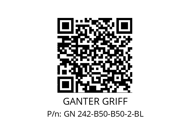   GANTER GRIFF GN 242-B50-B50-2-BL