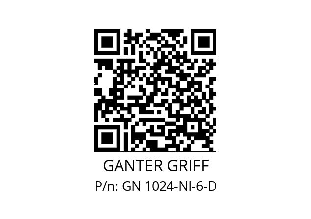   GANTER GRIFF GN 1024-NI-6-D