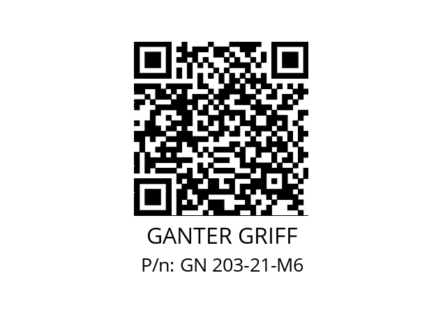   GANTER GRIFF GN 203-21-M6