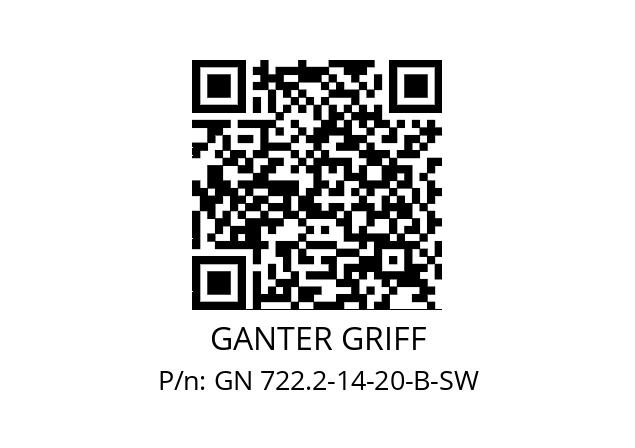   GANTER GRIFF GN 722.2-14-20-B-SW