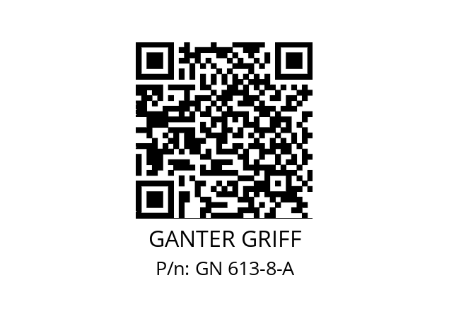   GANTER GRIFF GN 613-8-A