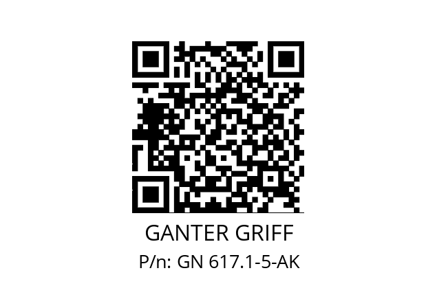   GANTER GRIFF GN 617.1-5-AK