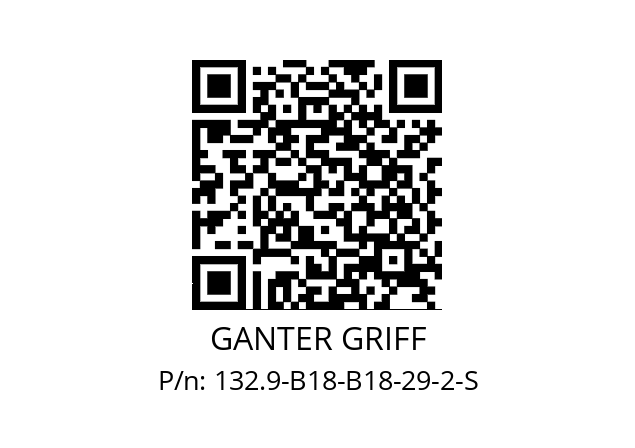   GANTER GRIFF 132.9-B18-B18-29-2-S