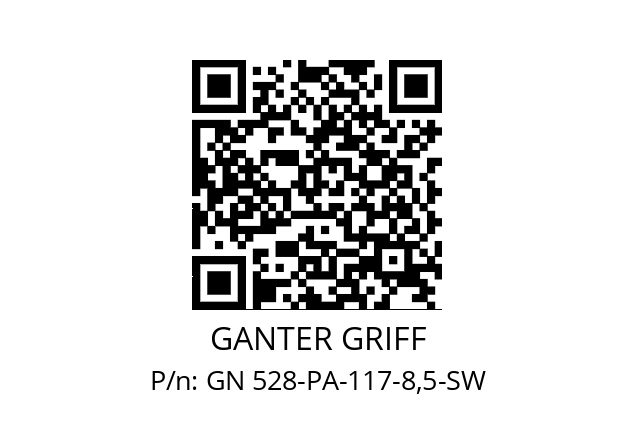   GANTER GRIFF GN 528-PA-117-8,5-SW