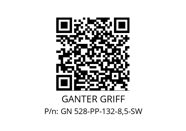   GANTER GRIFF GN 528-PP-132-8,5-SW