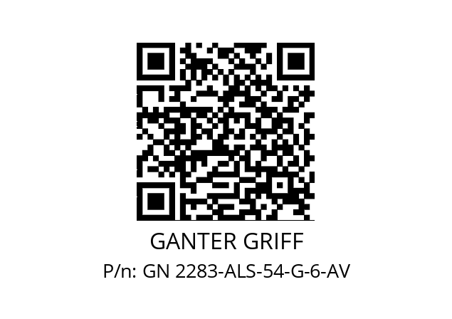   GANTER GRIFF GN 2283-ALS-54-G-6-AV