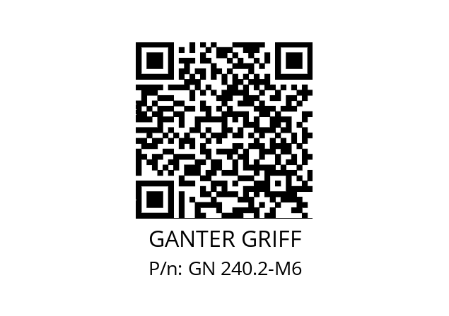   GANTER GRIFF GN 240.2-M6