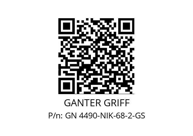   GANTER GRIFF GN 4490-NIK-68-2-GS