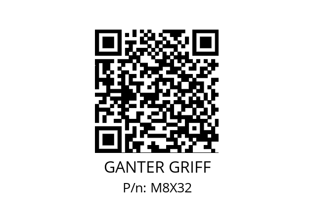   GANTER GRIFF M8X32