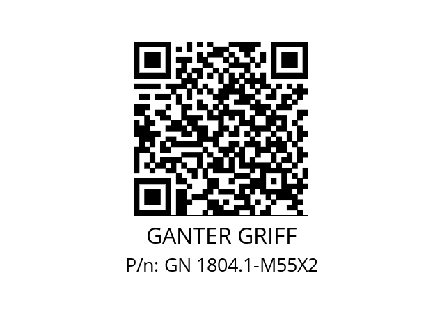   GANTER GRIFF GN 1804.1-M55X2