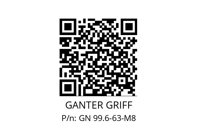   GANTER GRIFF GN 99.6-63-M8