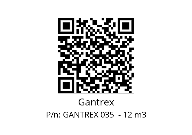   Gantrex GANTREX 035  - 12 m3