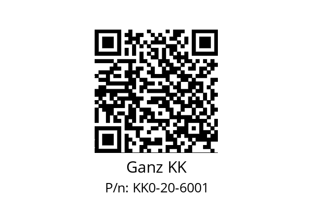   Ganz KK KK0-20-6001