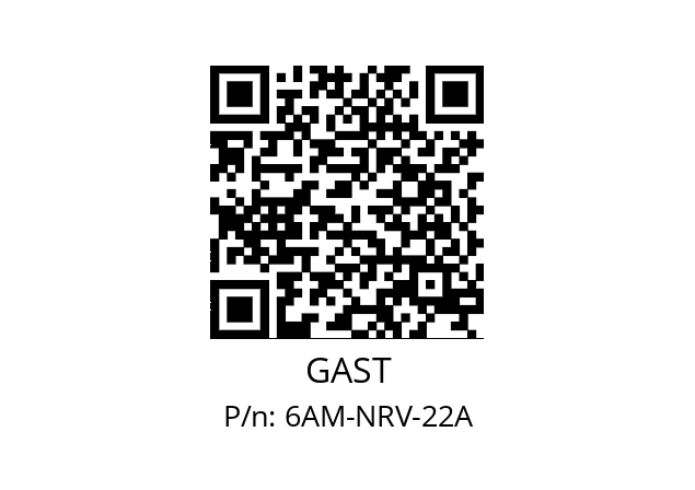   GAST 6AM-NRV-22A