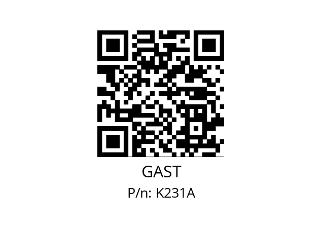   GAST K231A