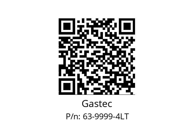   Gastec 63-9999-4LT