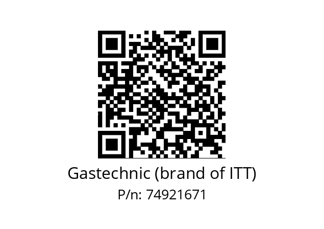   Gastechnic (brand of ITT) 74921671