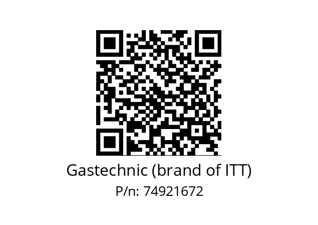   Gastechnic (brand of ITT) 74921672